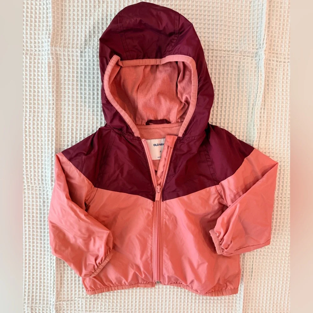 Old Navy Pink and Burgundy Jacket